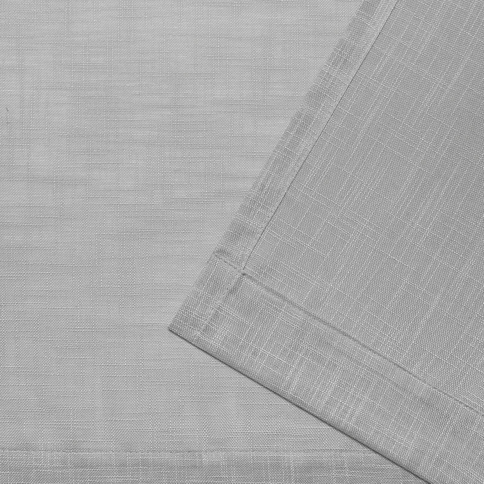 Exclusive Home Curtains Bella Window Curtain Panel Pair with Hidden Tab Top, 54x96, Silver, 2 Piece