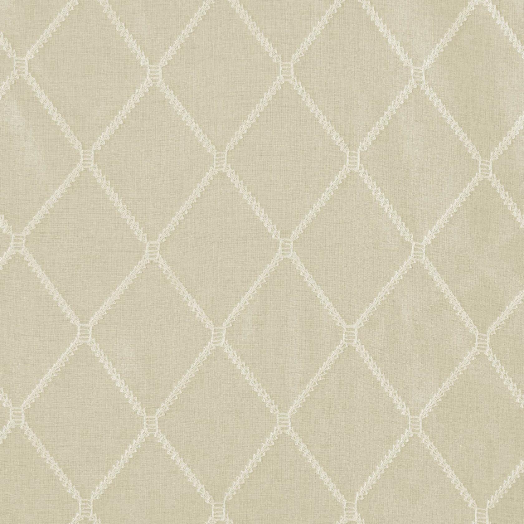 Madison Park Sheer Curtain Irina Embroidered Kitchen, Transitional Fabric Sheers Single Curtain for Living Room Light Privacy Curtain Diffusing Sunlight, 1-Panel Pack, 50" x 95", Ivory