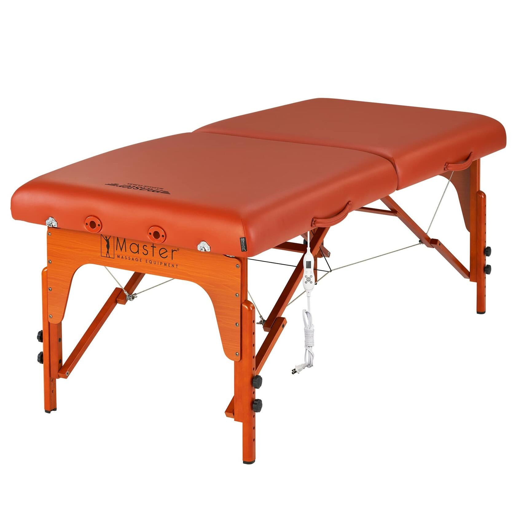 Master Massage 31" Santana Heated Portable Massage Table with Built-in Therma Top - Folding Esthetician Bed Package