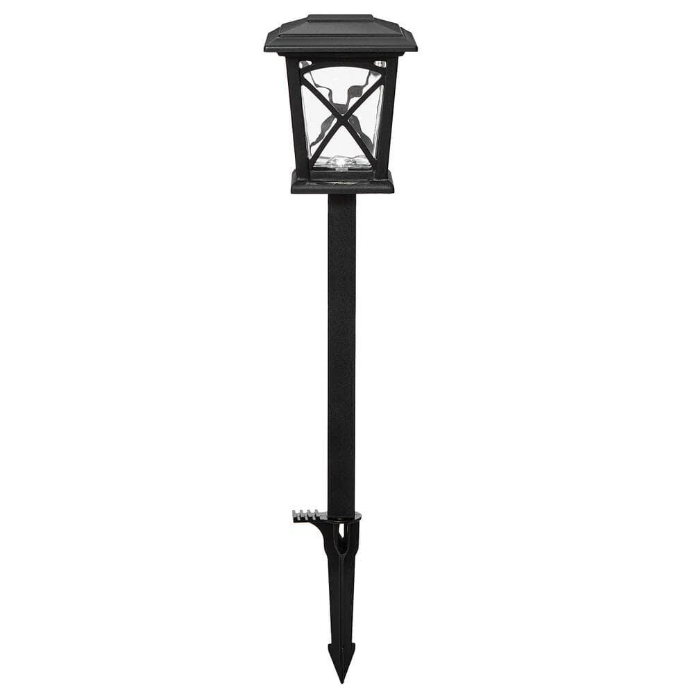 Black Springs 35 Lumen Low Voltage Black Integrated LED  Weather Resistant Path Light