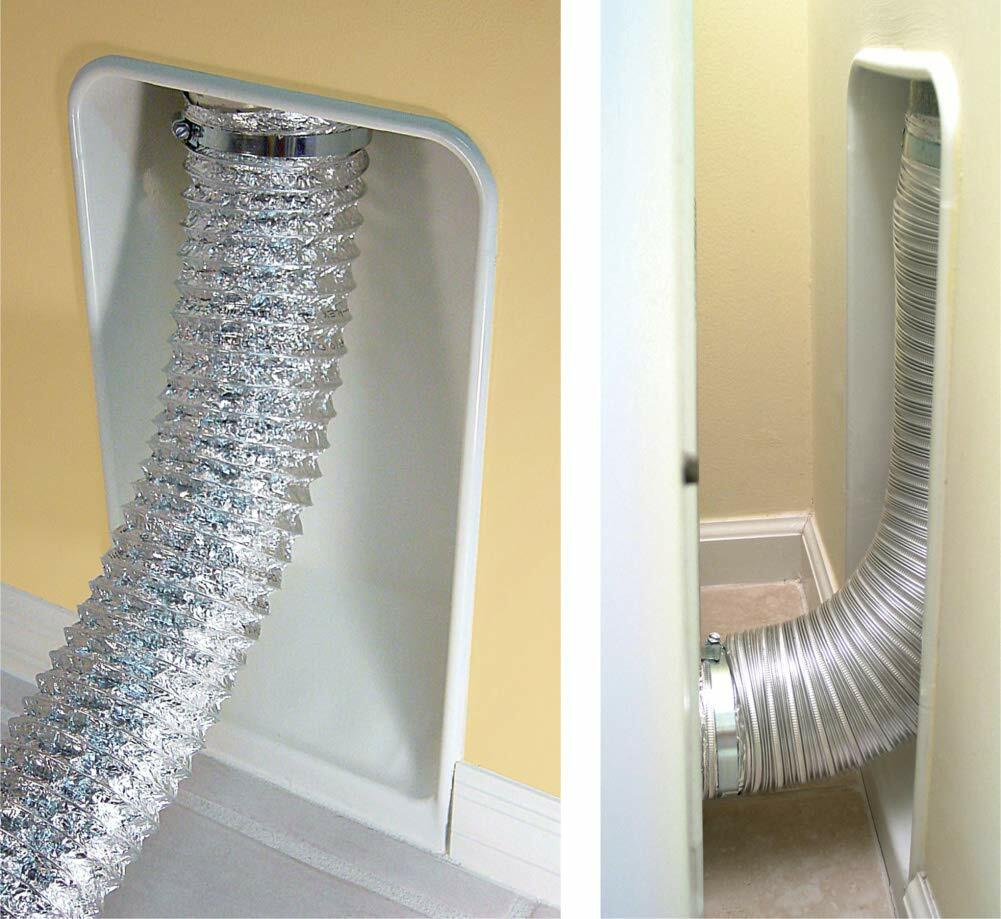 Dryerbox Model 425 DB-425 | New Construction 2x6 Walls - Venting up
