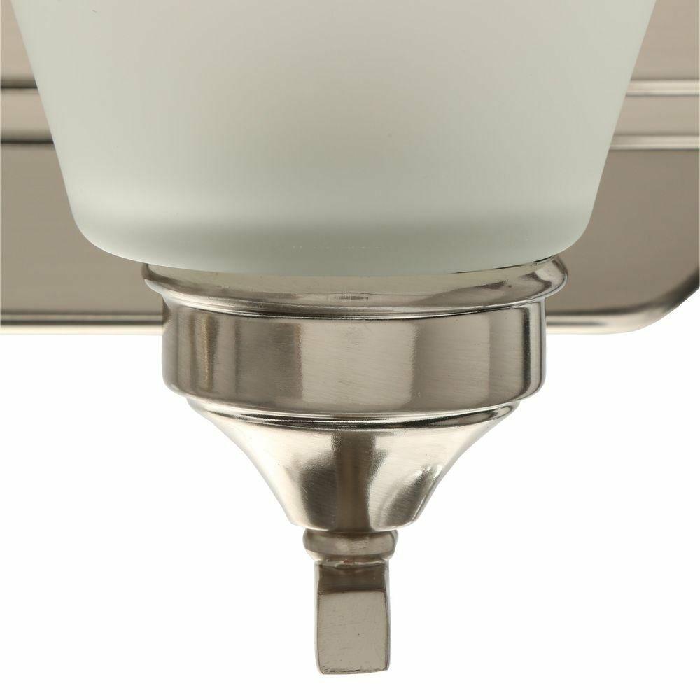 Hampton Bay 4-Light Brushed Nickel Bath Light #261568
