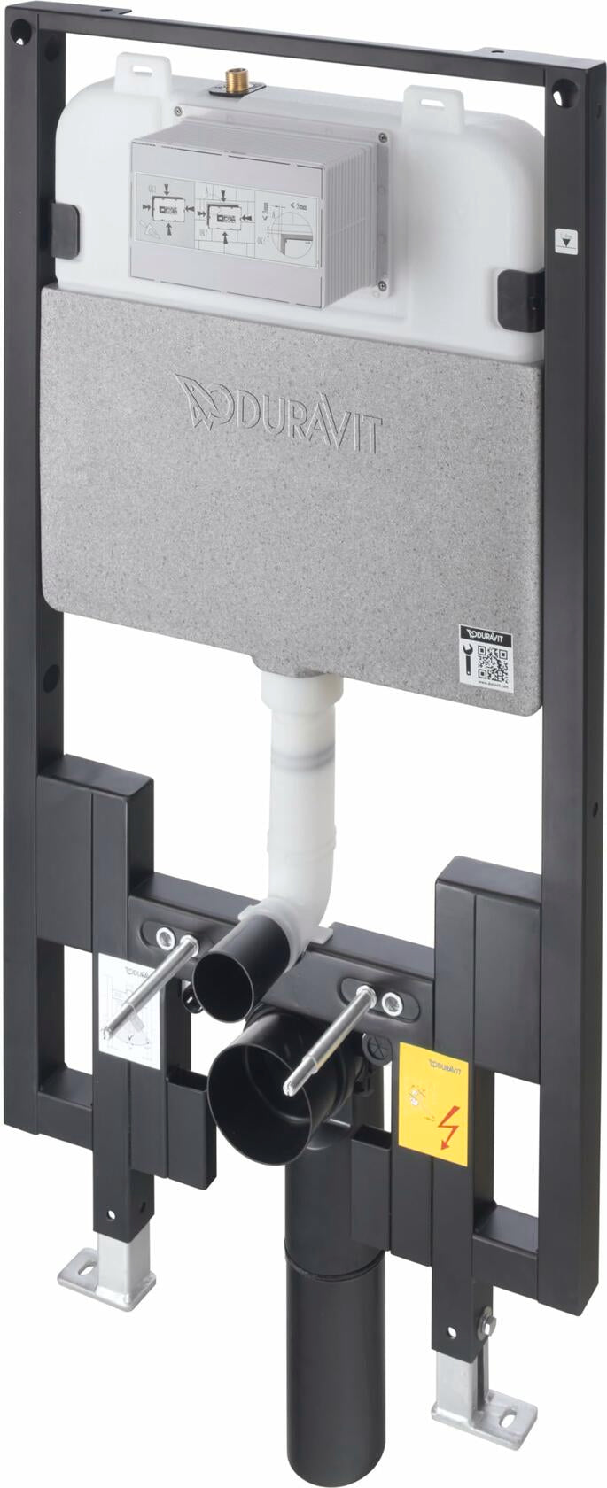 Duravit WD1022000090 Dura System Toilet In Wall Standard Tank & Carrier - 1.6/0.8 GPF