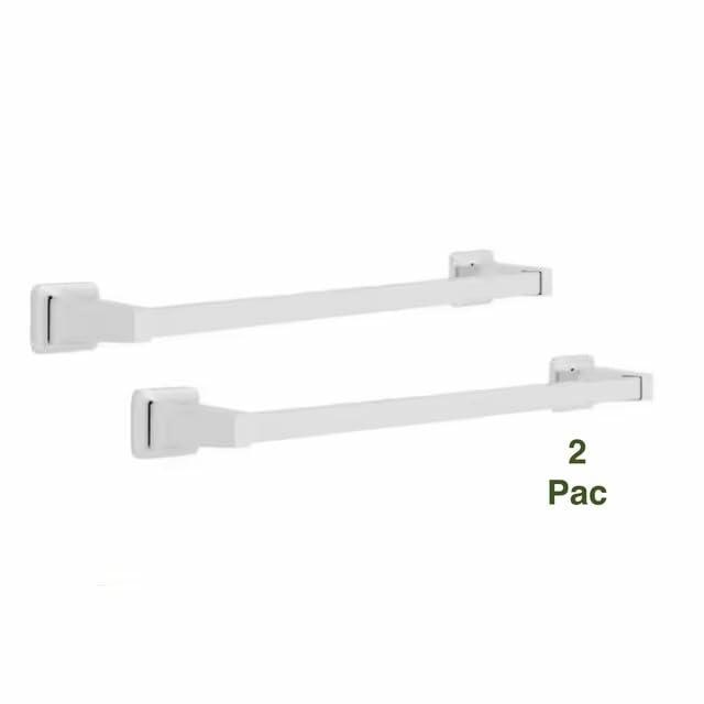 Franklin Brass Futura 24 in. Wall Mounted Towel Bar Bath Hardware Accessory in Polished Chrome (2-Pack) D2424PC-2PK