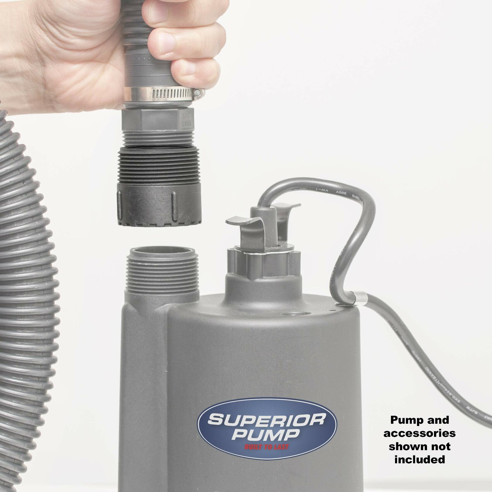 Superior Pump 99007 1-1/4" FIP X 1-1/4" FIP or 1-1/2" MIP Adapter