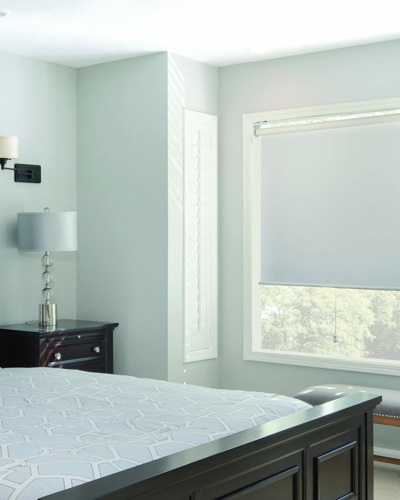 CHICOLOGY Roller Window Shades , Window Blinds , Window Shades for Home , Roller Shades , Window Treatments , Window Blinds Cordless , Door Blinds , Byssus White (Blackout), 33"W X 72"H