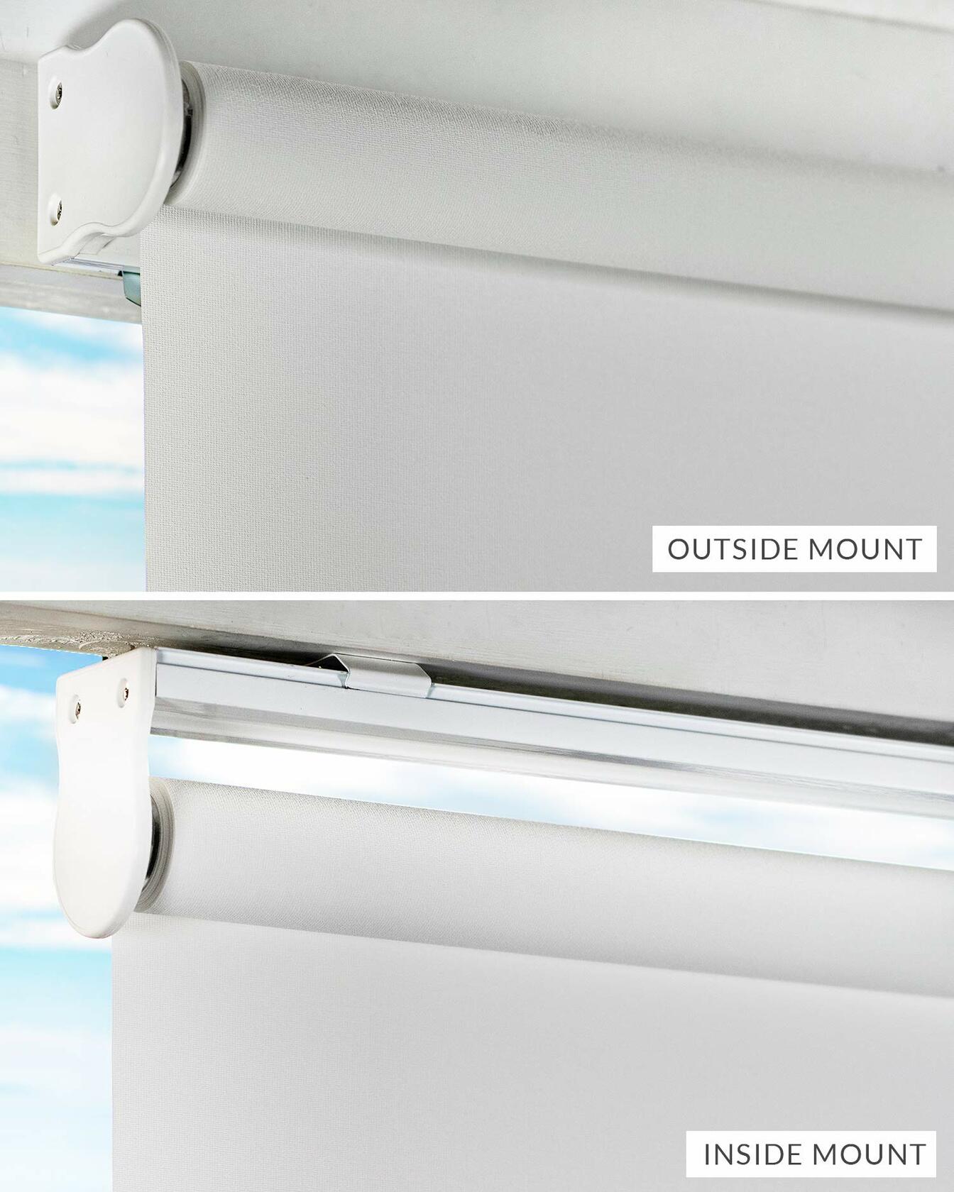 CHICOLOGY Roller Window Shades , Window Blinds , Window Shades for Home , Roller Shades , Window Treatments , Window Blinds Cordless , Door Blinds , Byssus White (Blackout), 33"W X 72"H