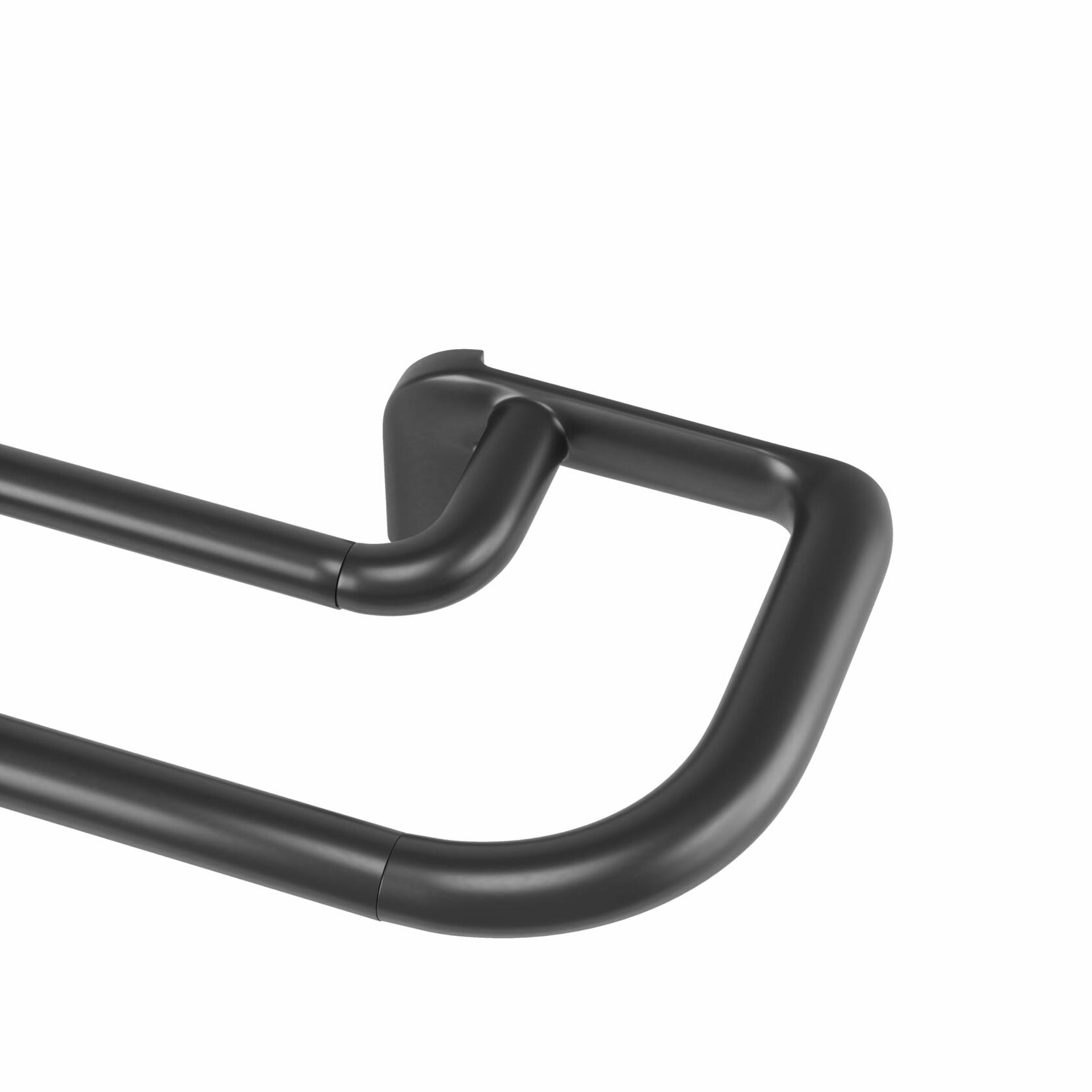 Umbra Twilight Modern Double Curtain Rod, Black
