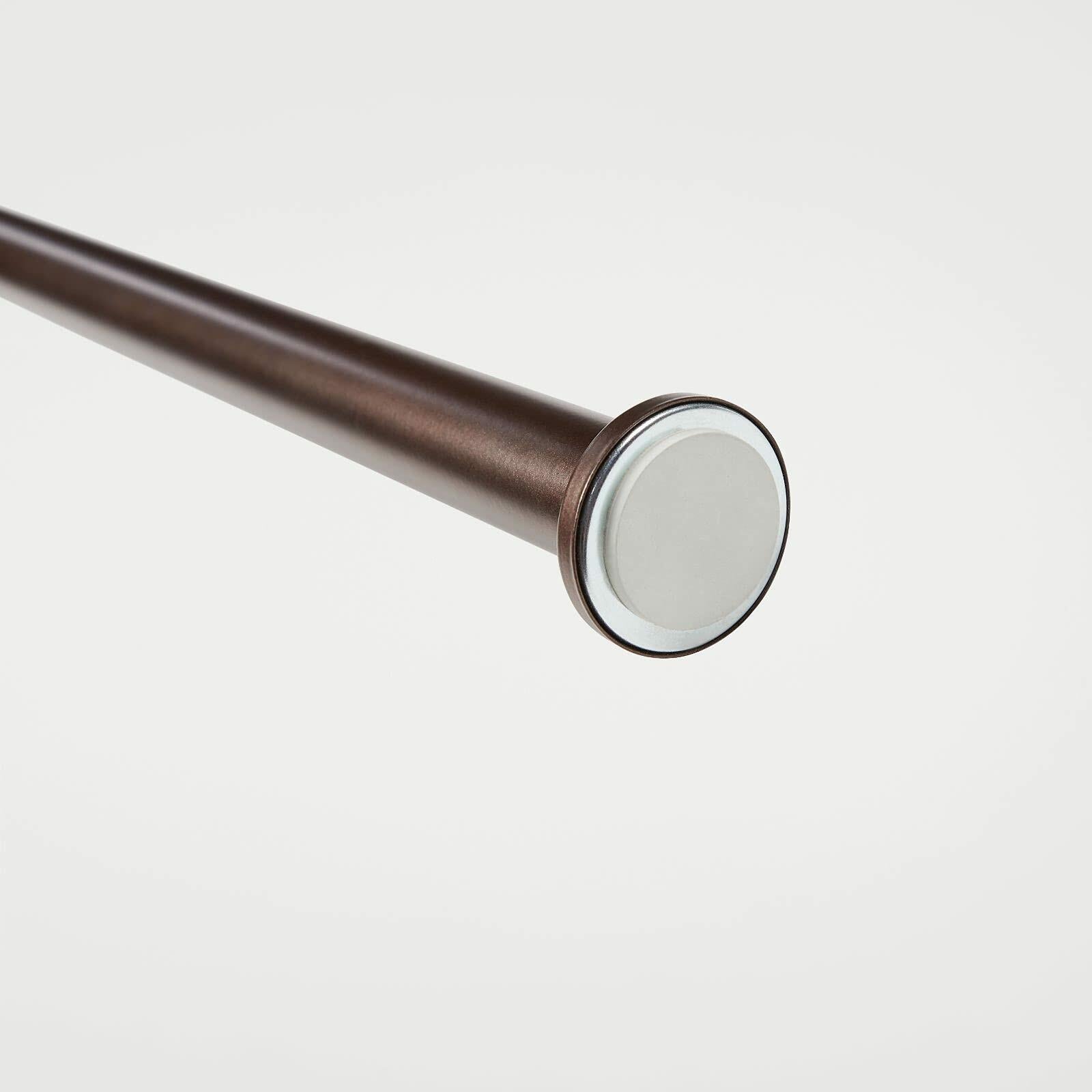 EXCLUSIVE HOME Tension Rod, Oil Rubbed Bronze, Adjustable 48"-84"