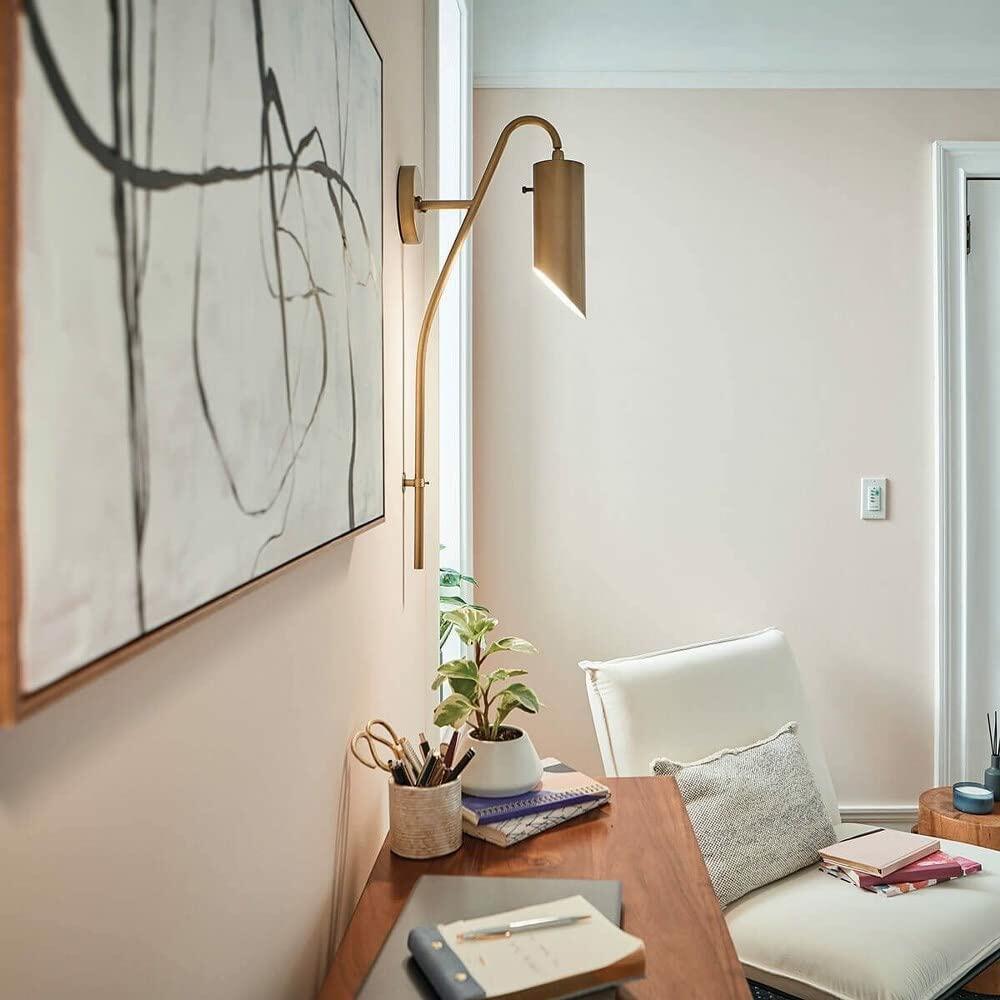 Kichler Trentino 1 Light Wall Sconce in Black
