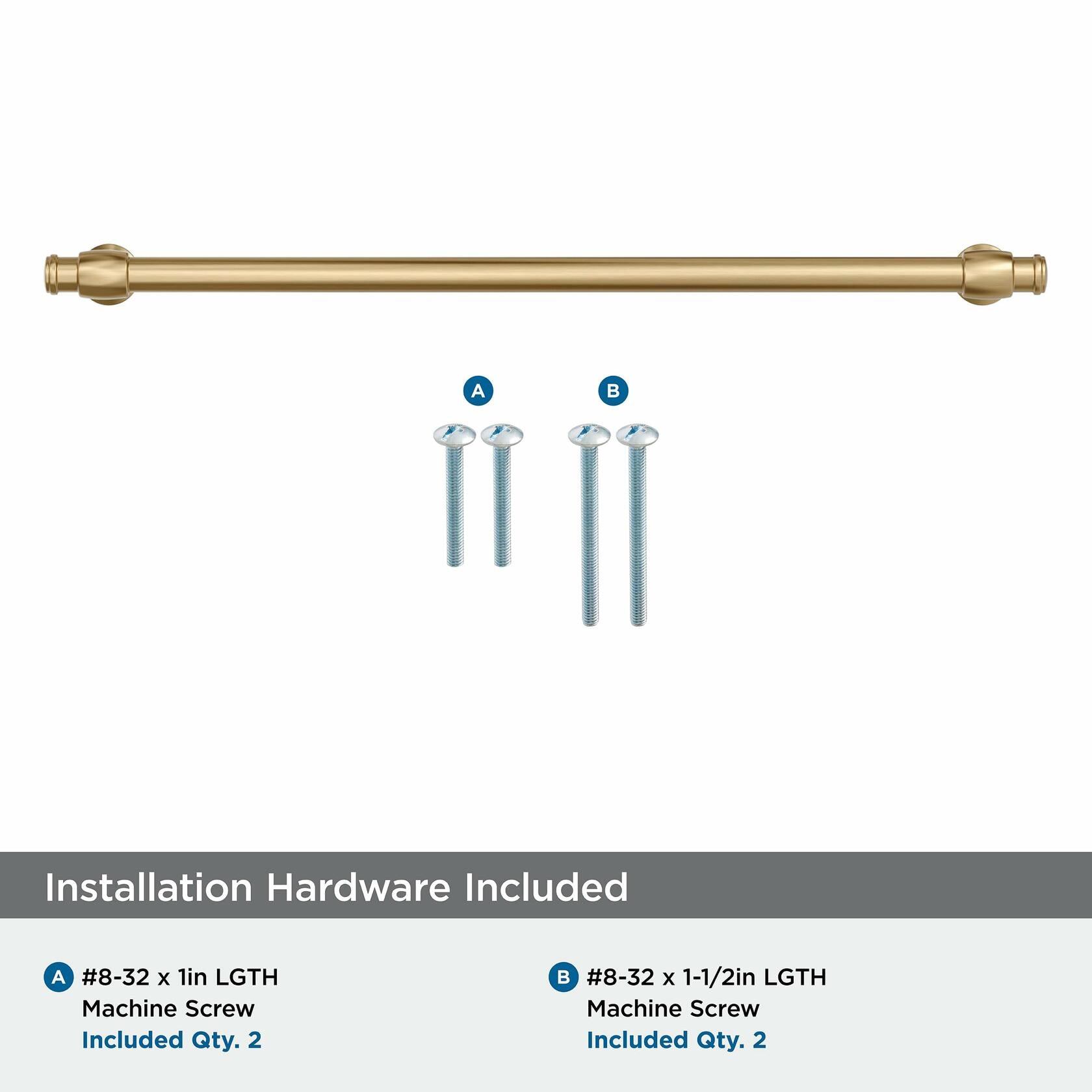Amerock Winsome 12-5/8 inch (320mm) Center-to-Center Champagne Bronze Cabinet Pull, BP36773CZ