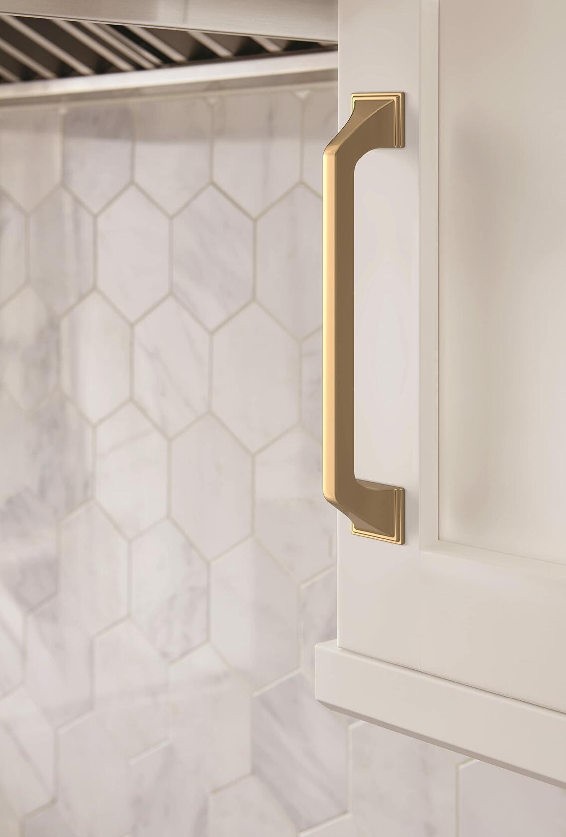 Amerock | Cabinet Pull | Champagne Bronze | 6-5/16 inch (160 mm) Center-to-Center | Exceed | 1 Pack | Drawer Pull | Cabinet Handle | Cabinet Hardware