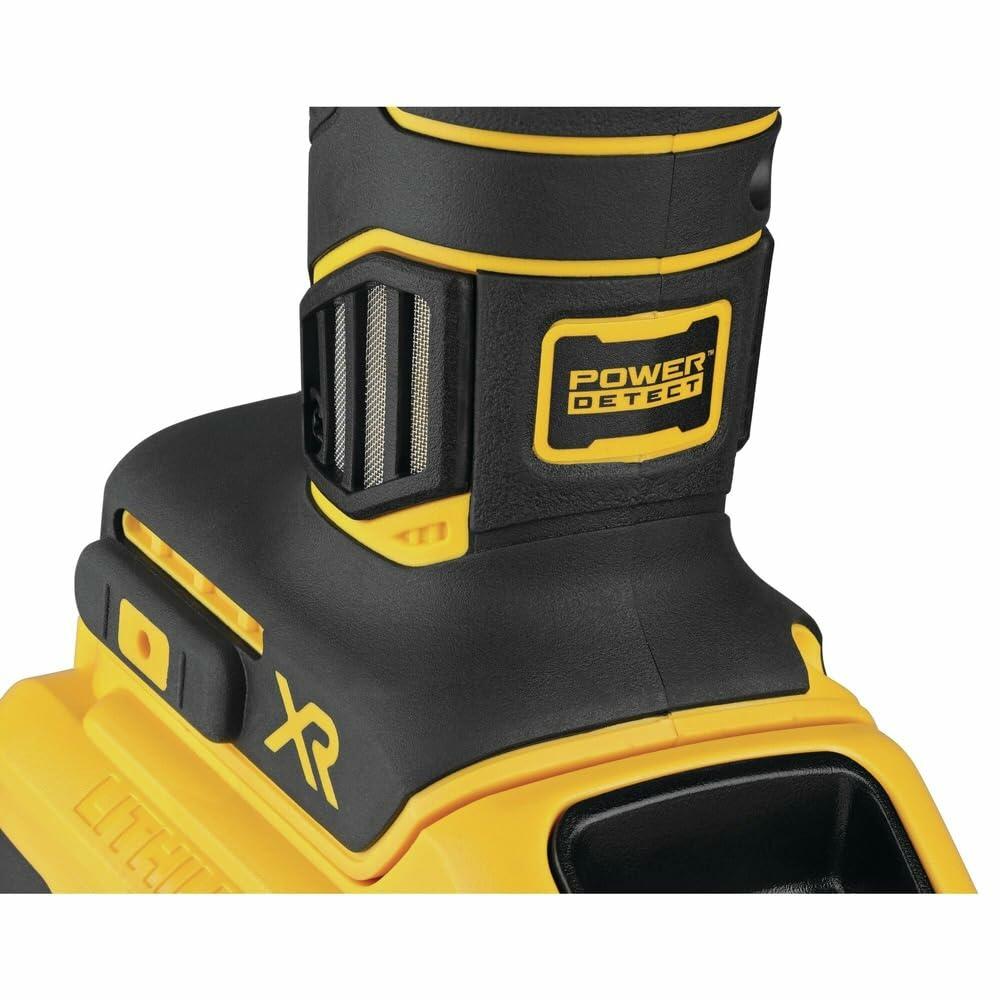 DEWALT 20V MAX* XR Angle Grinder, Trigger Switch, Power Detect Tool Technology Kit, 4-1/2-Inch to 5-Inch (DCG415W1)