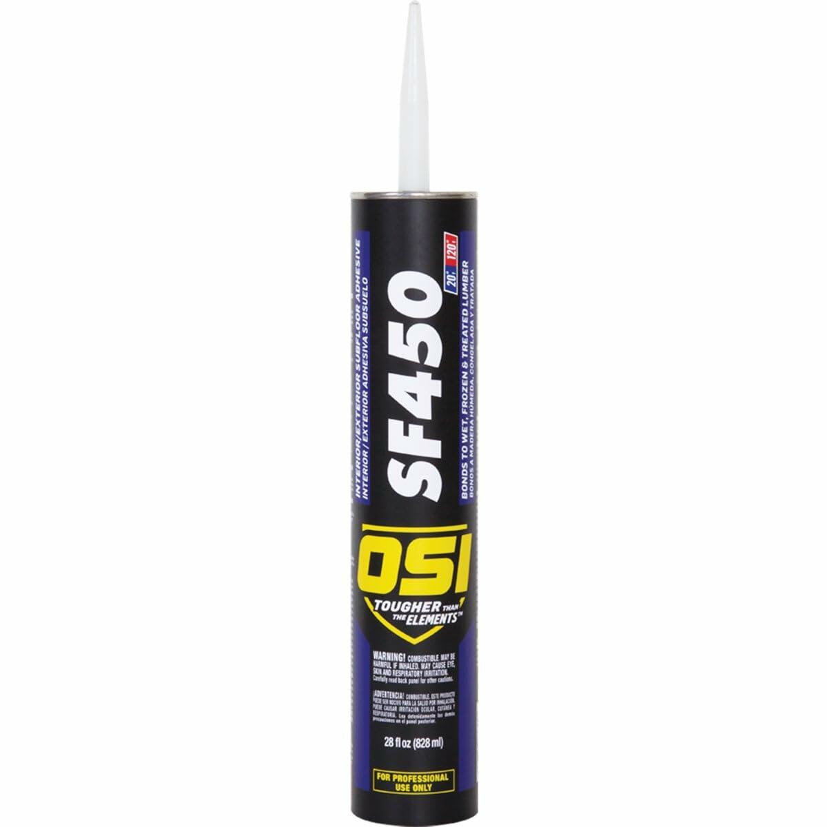 OSI SF 450 Subfloor Heavy Duty Acrylic Latex Subfloor Adhesive 28 oz.