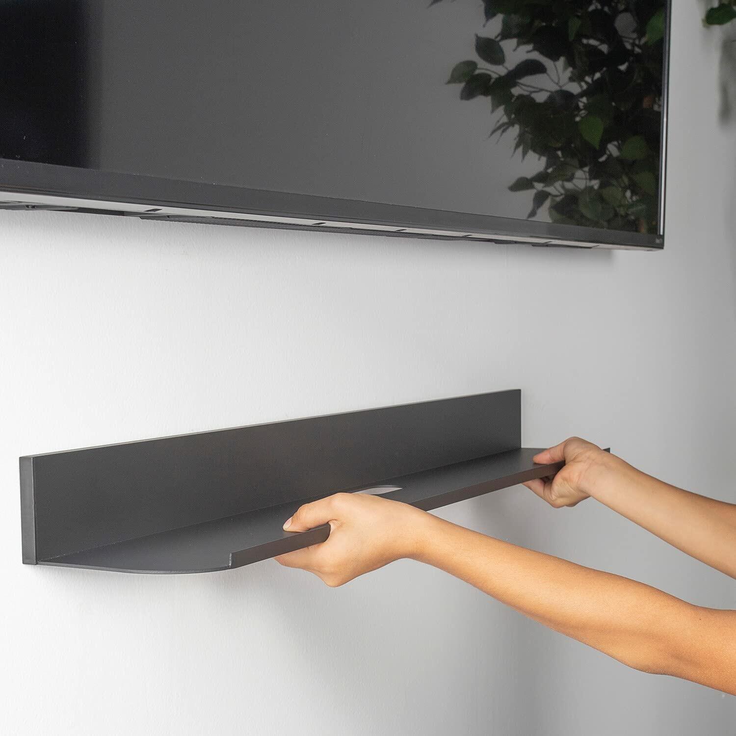 Hangman SBS-32K No-Stud Sound Bar Shelf (32-Inch Radius Ends)