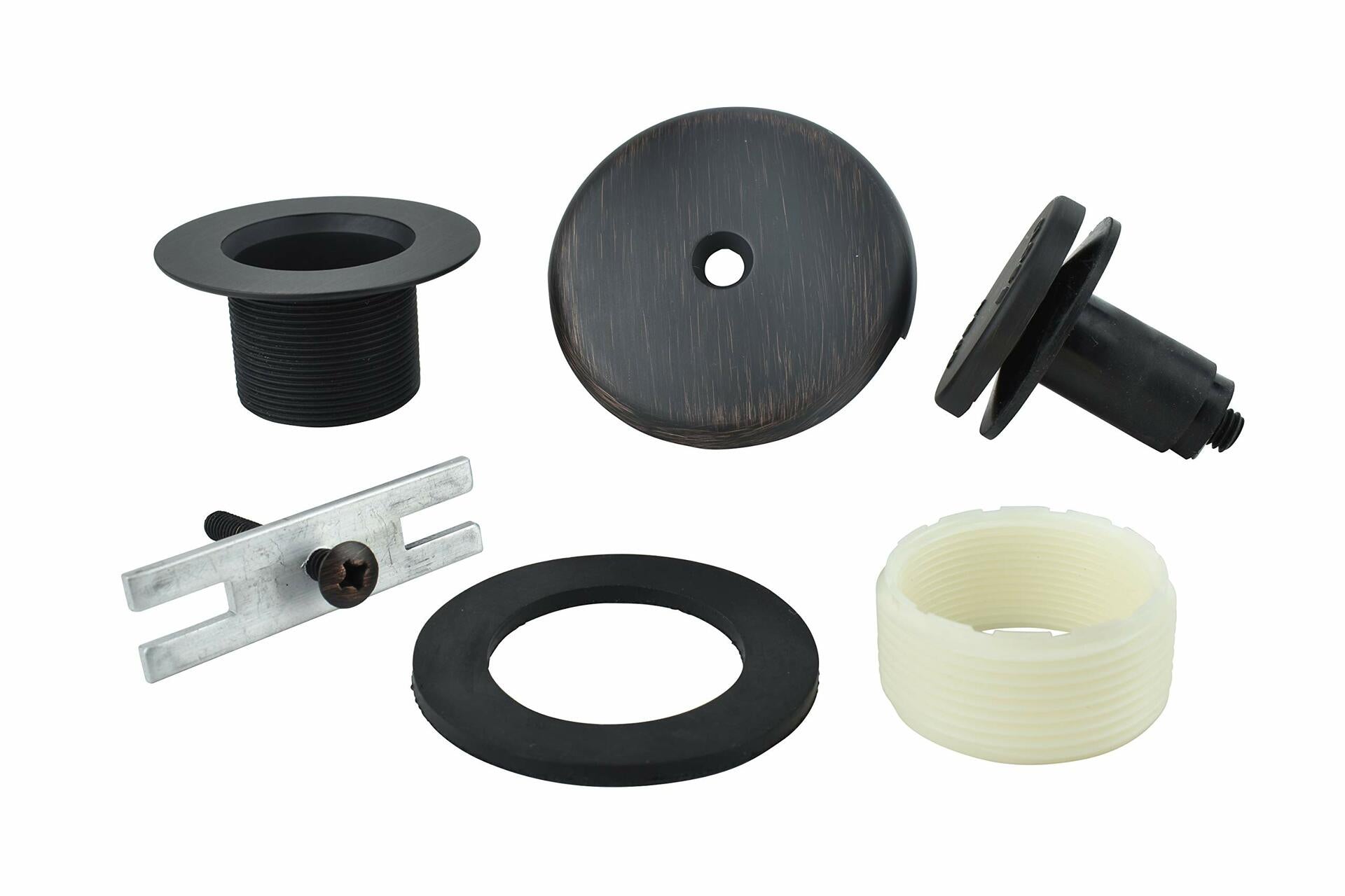 Plumb Pak Foot Lok Stop Style Bath Drain Trim Kit, Venetian Bronze