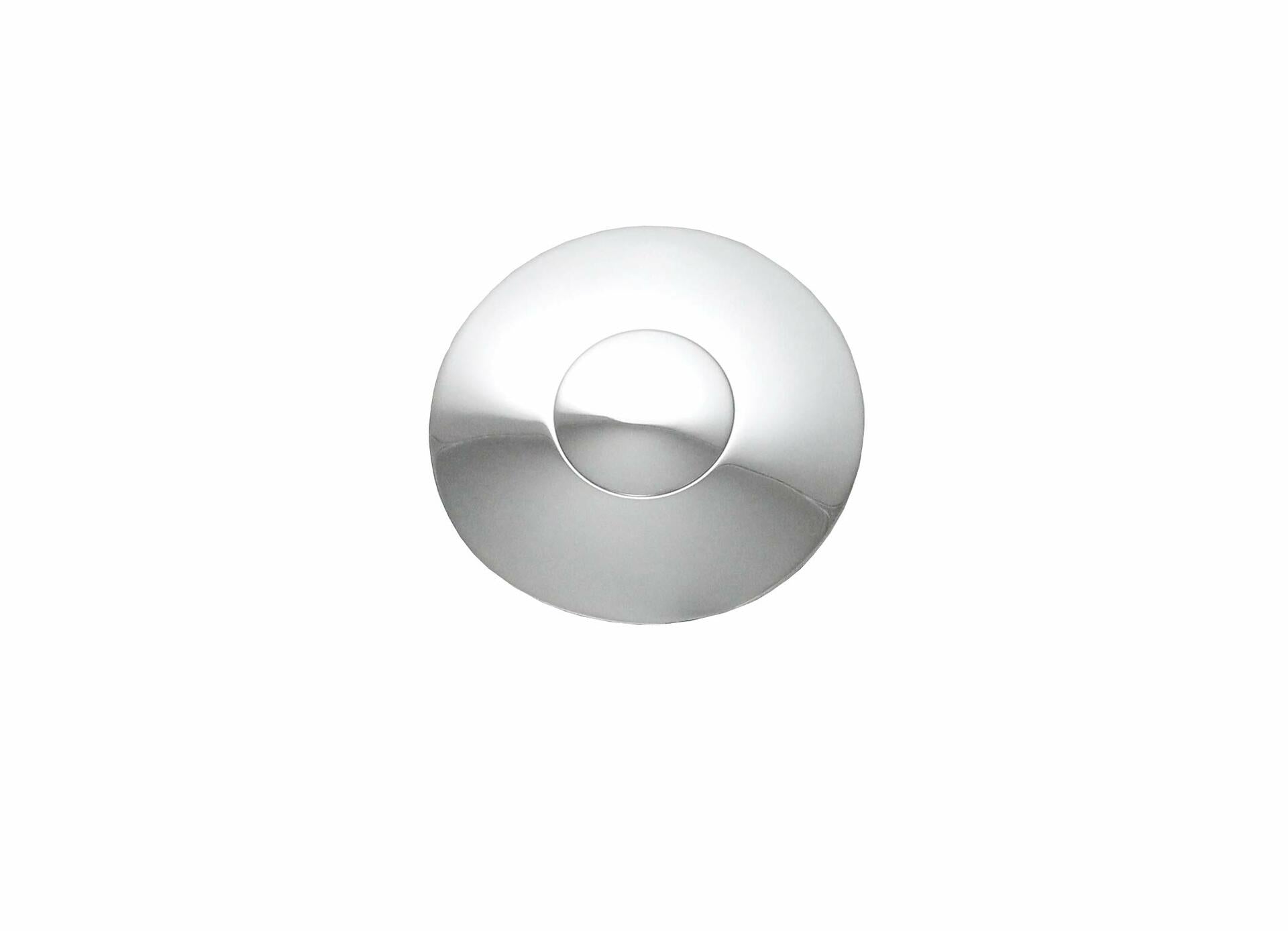 Keeney Universal Button Bathroom Sink Drain with Overflow, Polished Chrome