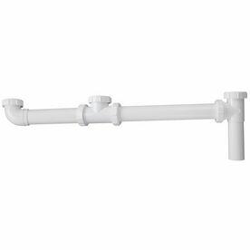Keeney Mfg. Co. 25-in Plastic Slip Joint Triple Bowl End Continuous Waste Outlet