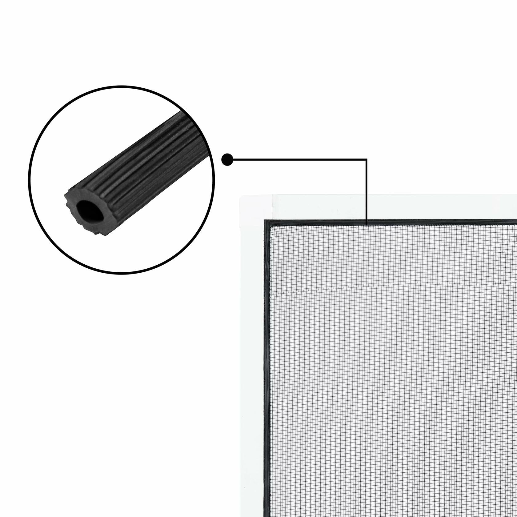 M-D Building Products 14165 0.125 in., 0.14 in., 0.16 in. x 20 ft. Black Window Screen Spline Variety Pack
