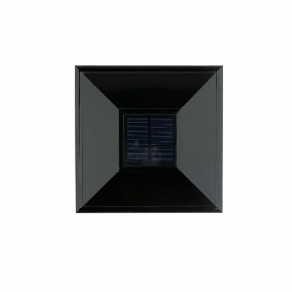Deckorators 4 in. x 4 in. Black Solar VersaCap