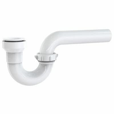 P TRAP PLASTIC WHITE 12"