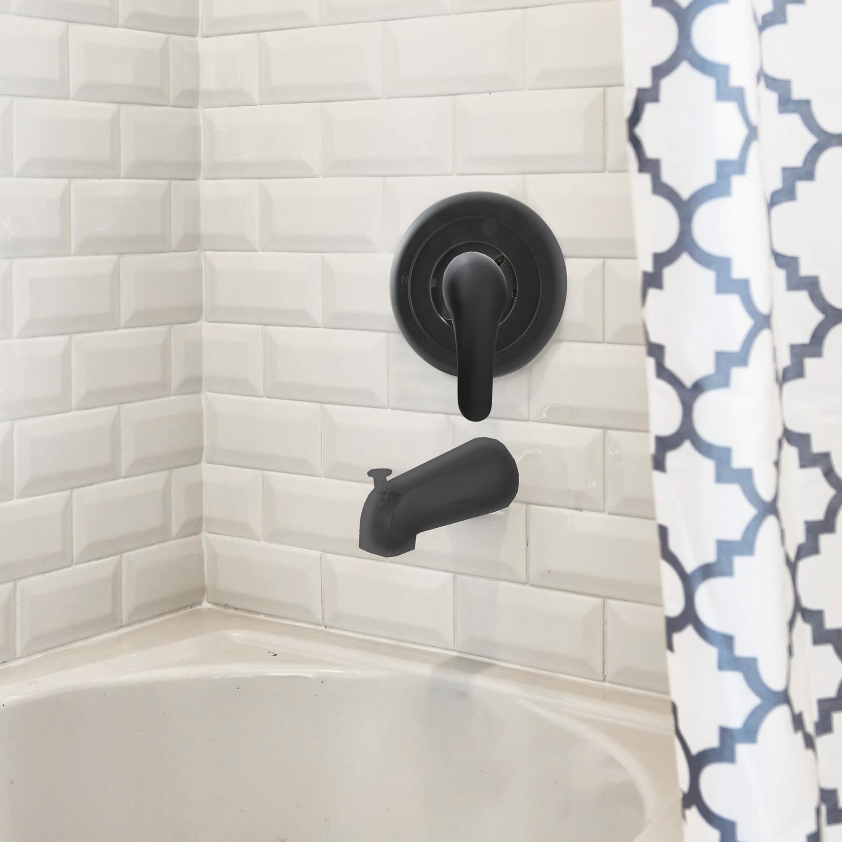 Danco 11083 Use with Moen Tub and Shower Faucets Trim Kit, No Size, Matte Black