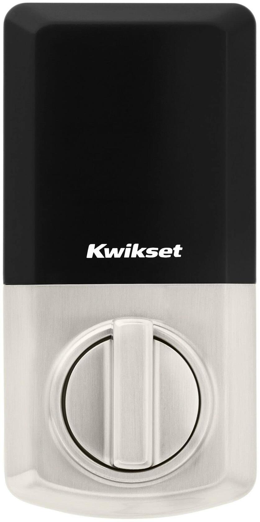 Kwikset 9260TRL-15S Traditional SmartCode Keypad Electronic Deadbolt SmartKey Satin Nickel Finish