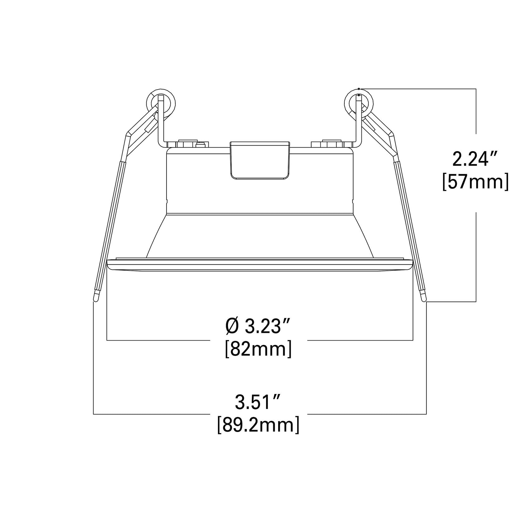 HALO LCR6219FSE010MW Commercial Canless LED Recessed Light Selectable 2700K, 3000K, 3500K, 4000K, 5000K CCT 2100 Lumens, 6 Inch, White