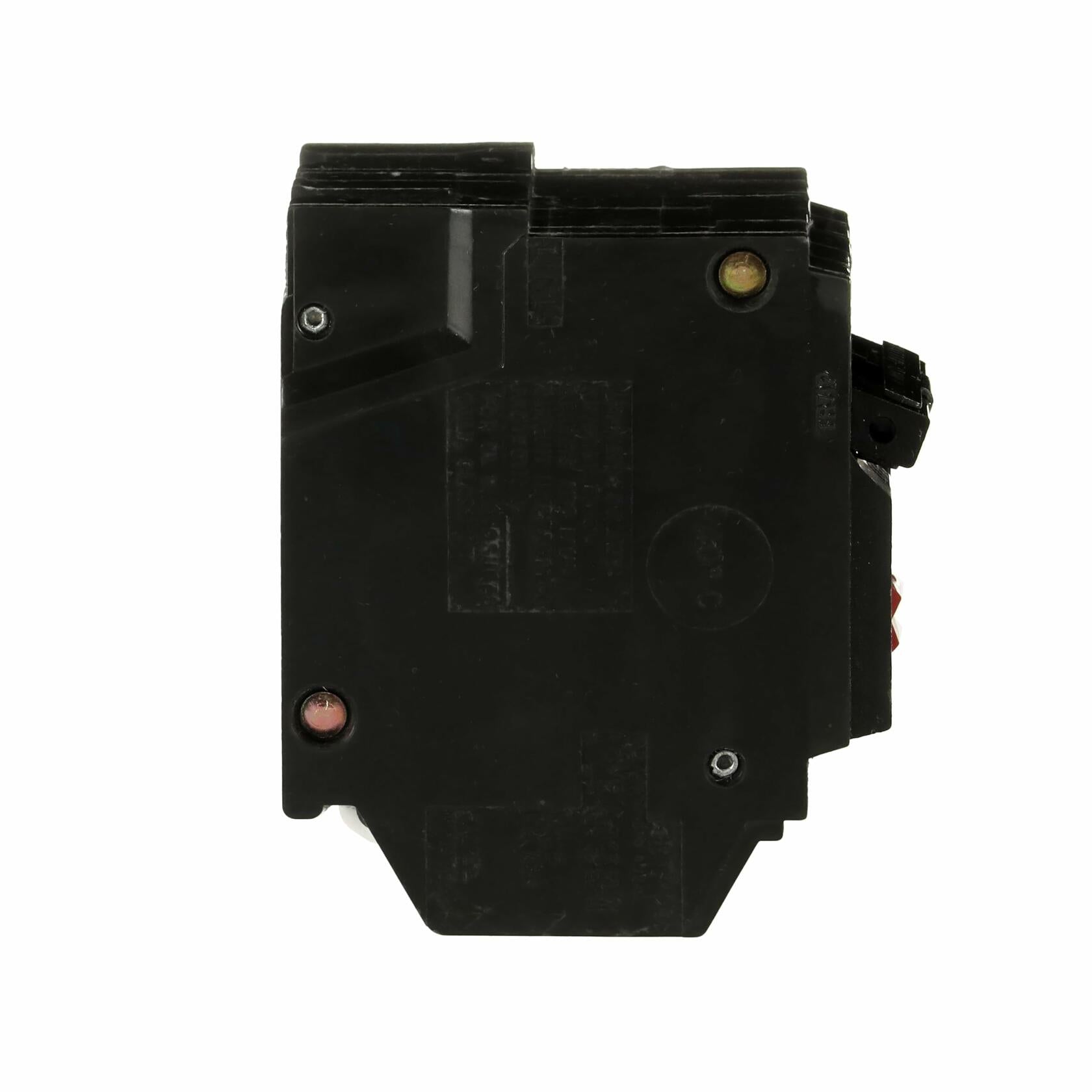ABB Q-Line® THQL2120GFTP 20A Double Pole Circuit Breaker • 20 Amp Double Pole Ground Fault Breaker with Self-Test • 120/240 VAC 2-Pole GFCI Breaker • Ground Fault Circuit Interrupter