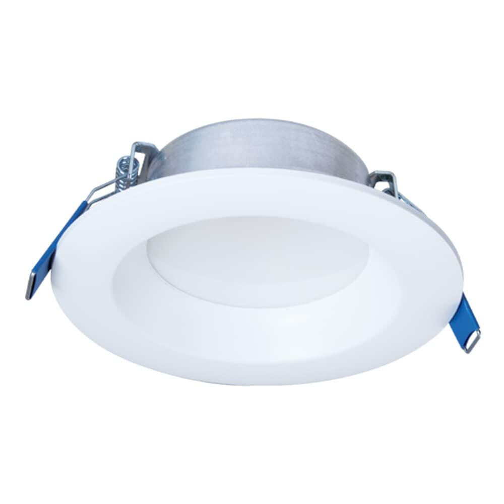 HALO 4 inch Quicklink Canless LED Downlight Selectable 2700K, 3000K, 3500K, 4000K, 5000K CCT – White (4 pack)