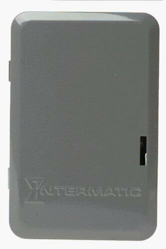 Intermatic T101 24-Hour Mechanical Timer Switch - 120V SPST, Indoor Metal Enclosure, Programmable Light Timer, Heavy Duty, Manual Override, 40 Amp - Ideal for Lights, Pumps, Fans, and HVAC Systems