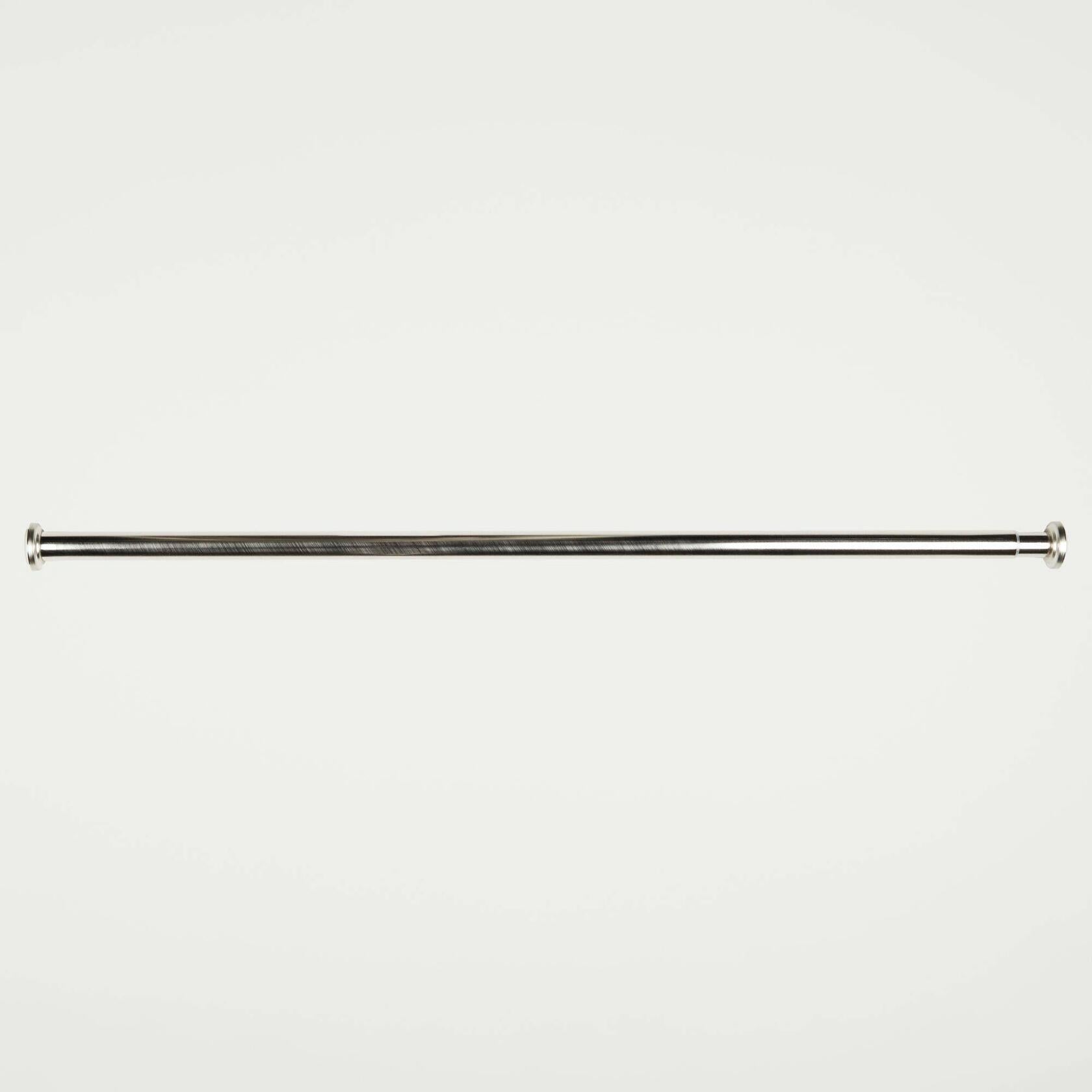 EXCLUSIVE HOME Tension Rod, White, Adjustable 24"-40"