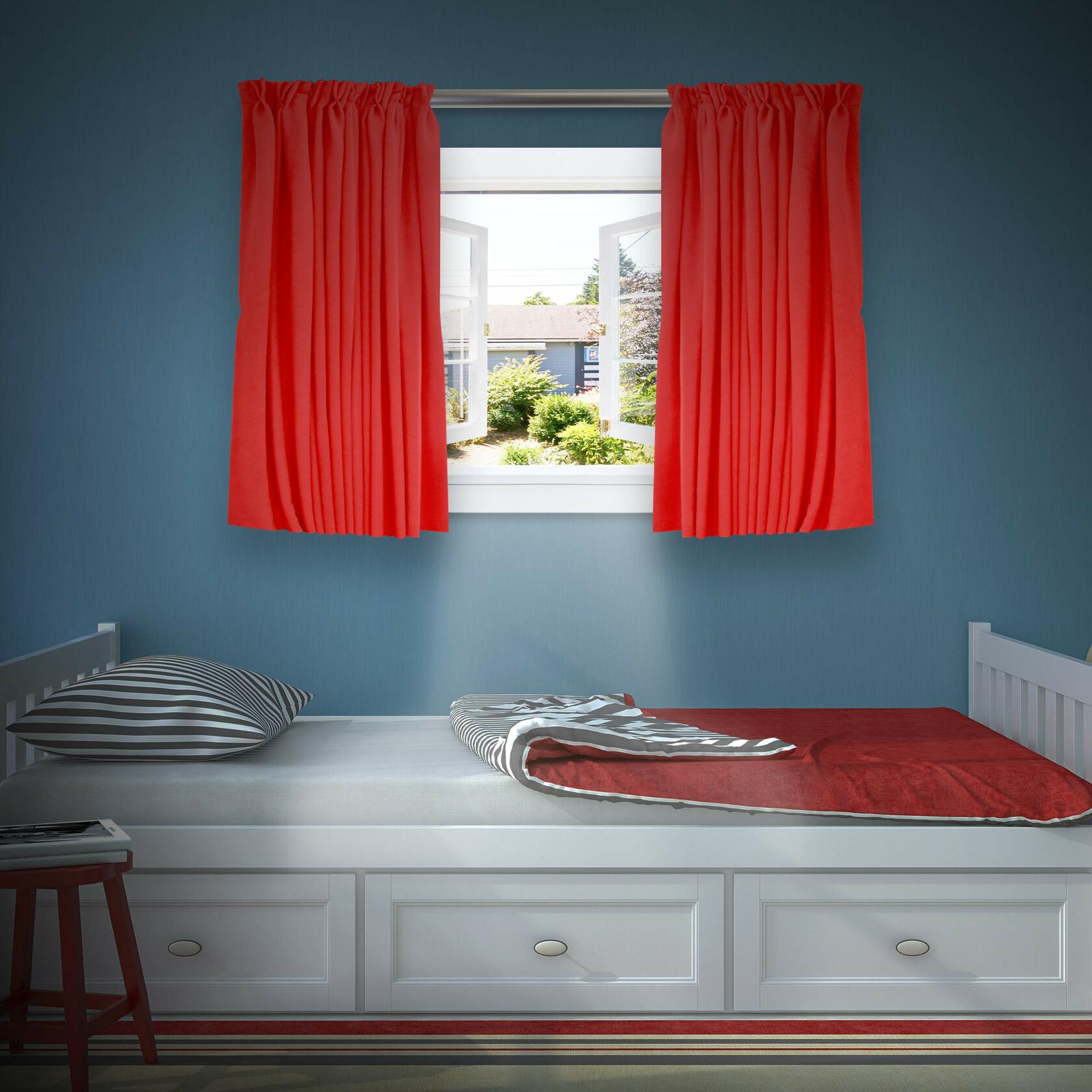 Rod Desyne BOT100-844 1 inch Blackout Curtain Rod, 84-120 inch, Antique Brass