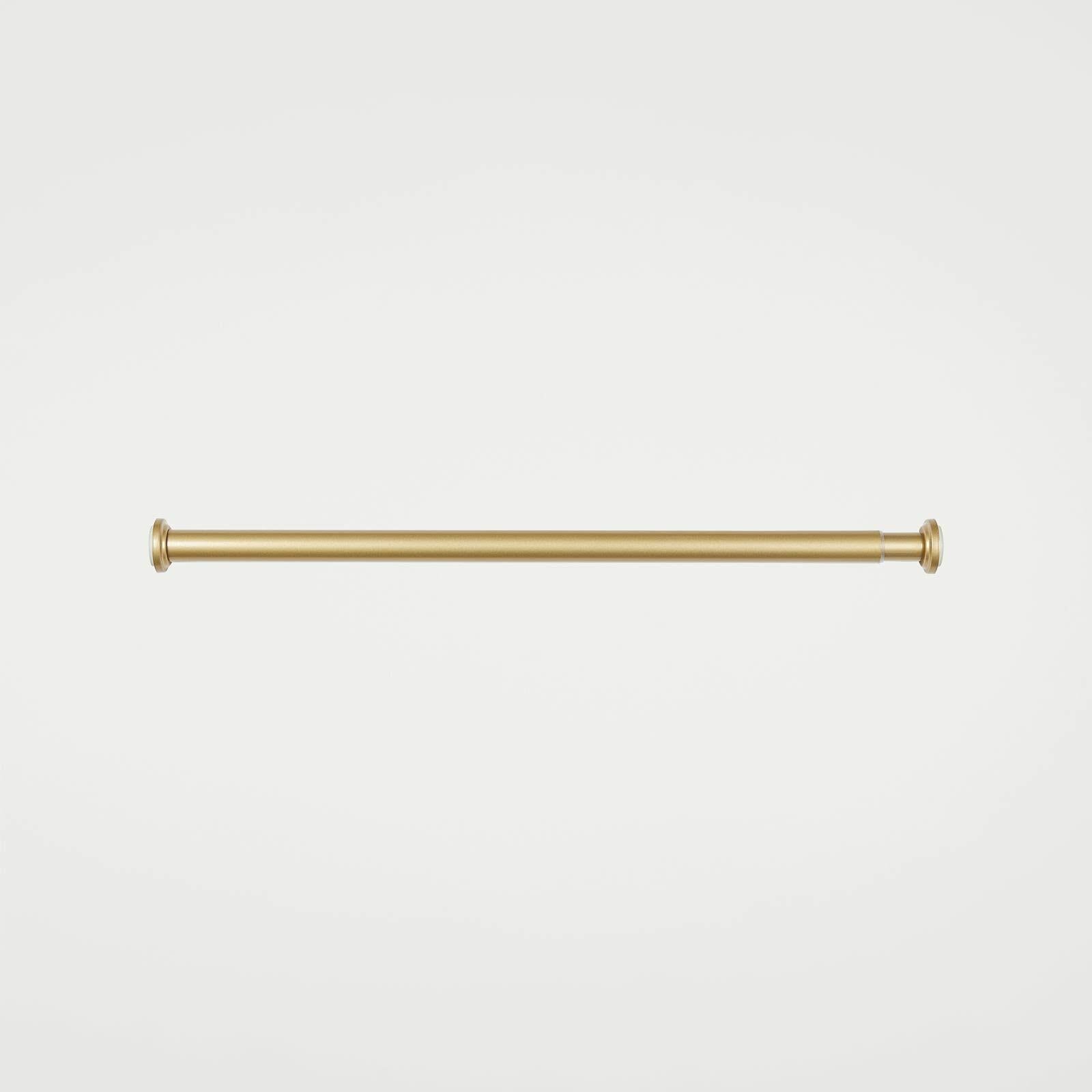 Exclusive Home Tension Rod, Gold, Adjustable 48"-84"