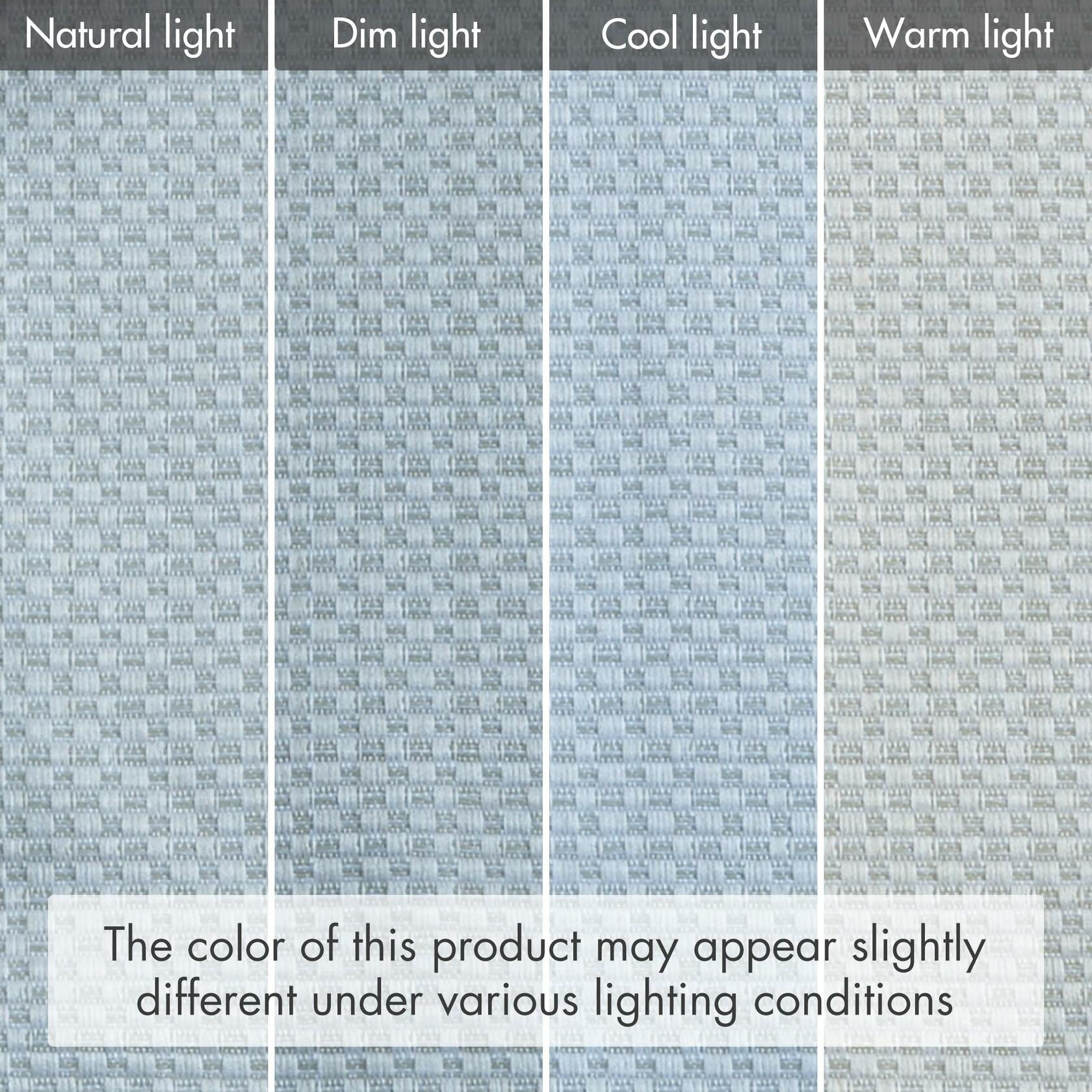 Madison Park Galen Cordless Fabric Privacy Single Panel Darkening, Energy Efficient Roman Shade, Window Curtain, 33"W x 64"L, Basketweave Sheen Blue