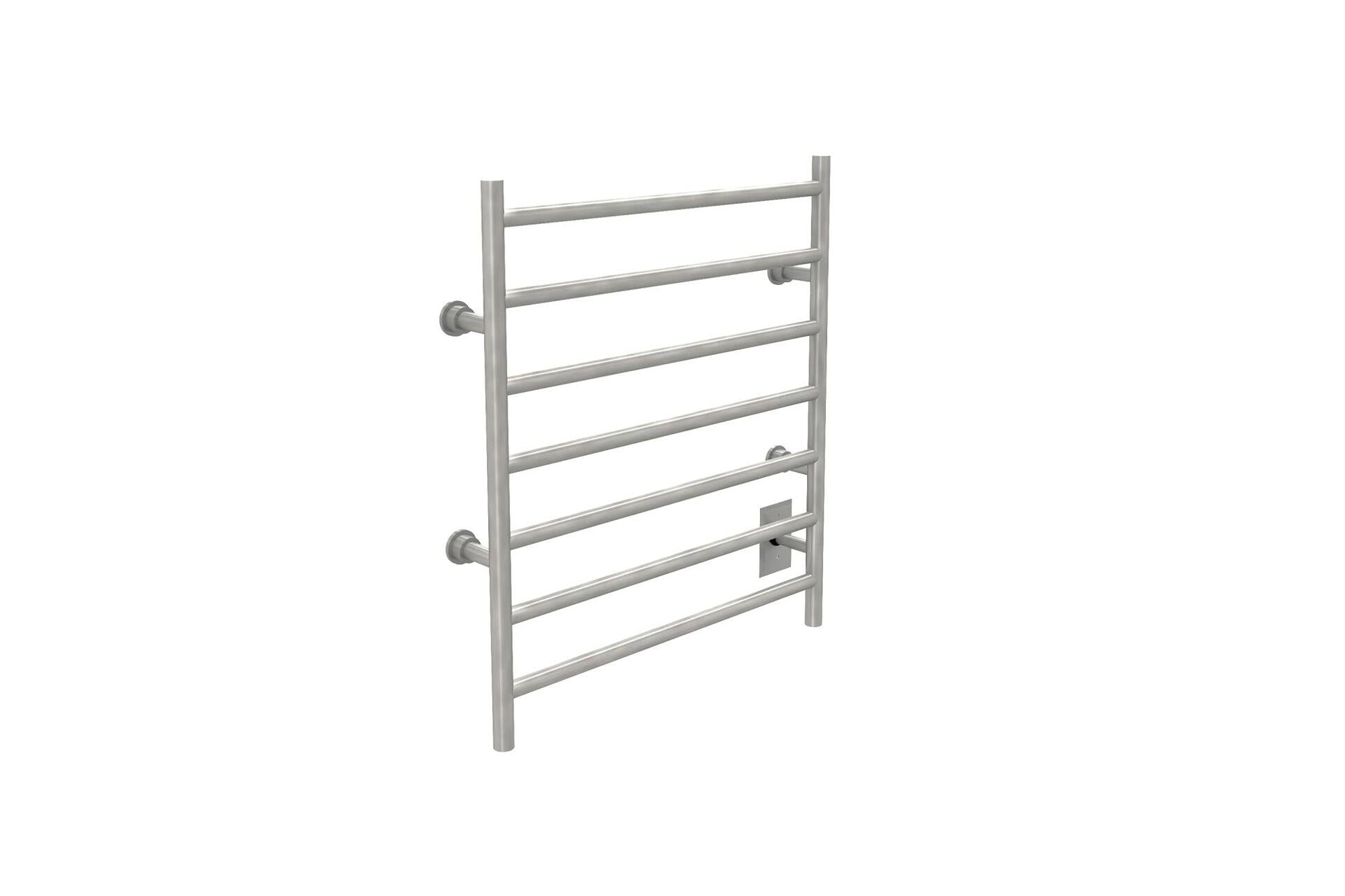 ICO Bath K401W Kontour 24" W x 27" H 110 V Hardwired Stainless Steel Towel Warmer - Brushed Nickel