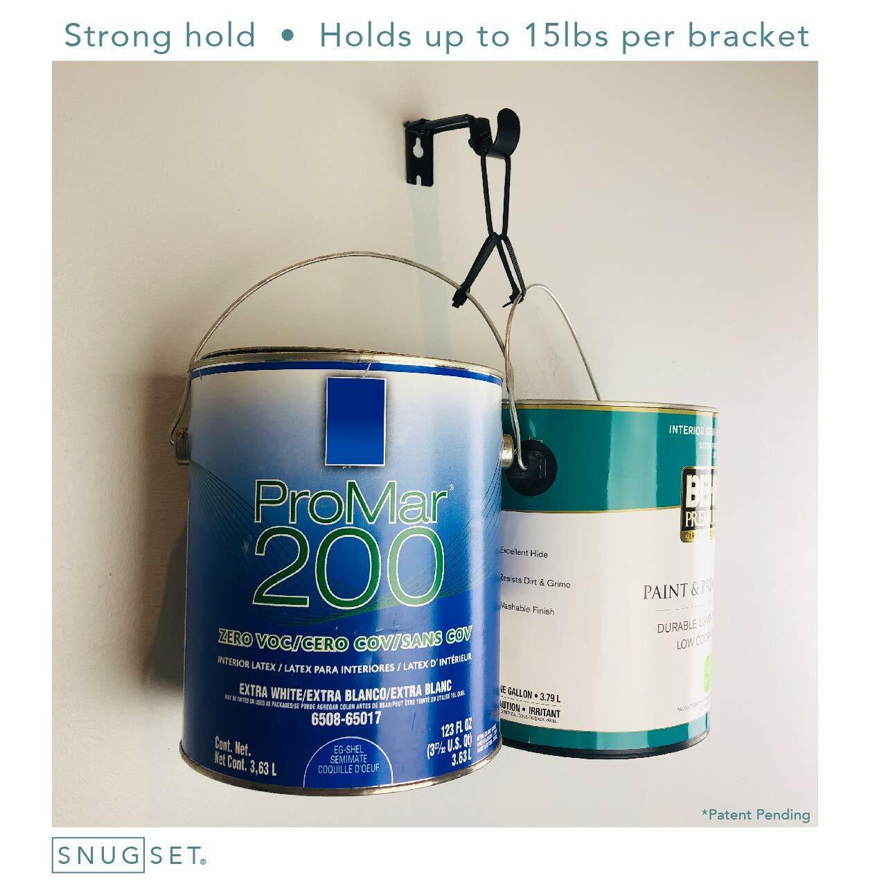 SnugSet | Quick Easy Installation | 36"-72" Adjustable | No Tools Option | 1" Dia. Durable Steel Rod | 3 Brackets Included | Supports Heavy Fabrics | Nickel Cage Ball Finial