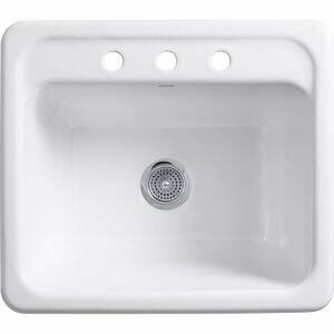 KOHLER Glen Falls 25 X 22 Dual-Mnt Sink 3 Hole