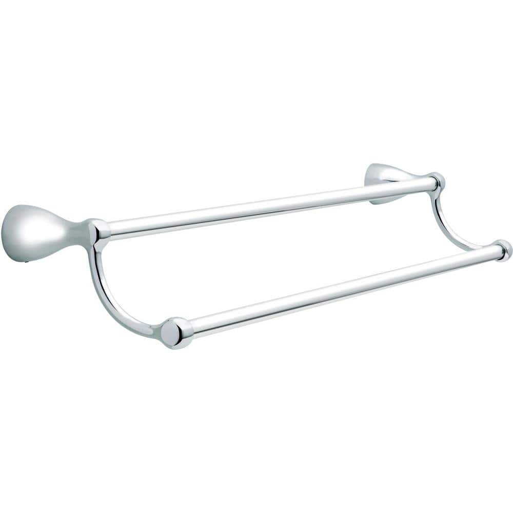 Delta Foundations FND3-25-PC 24  Double Towel Bar Polished Chrome