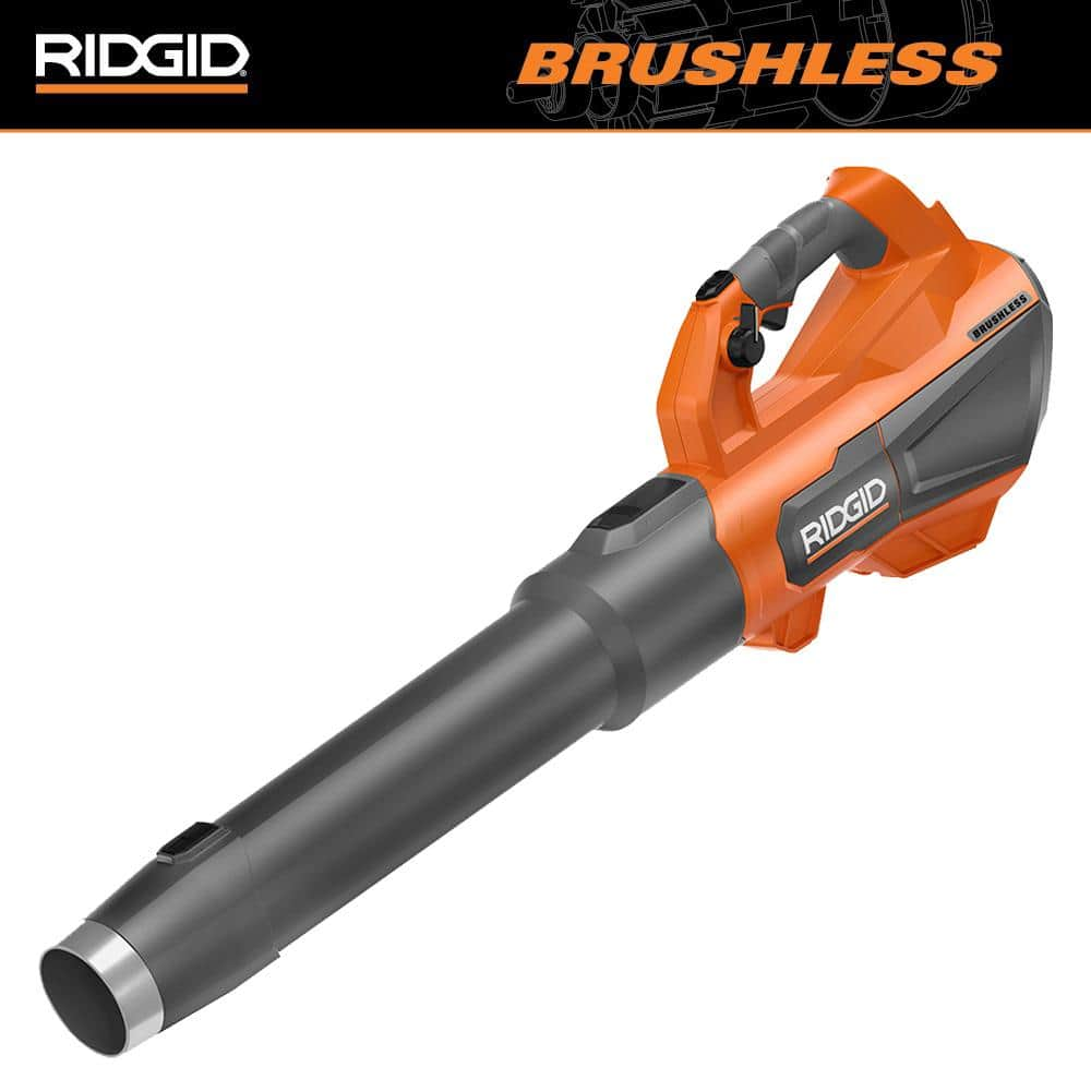 RIDGID 18V Brushless 130 MPH 510 CFM Cordless Battery Leaf Blower (Tool Only)