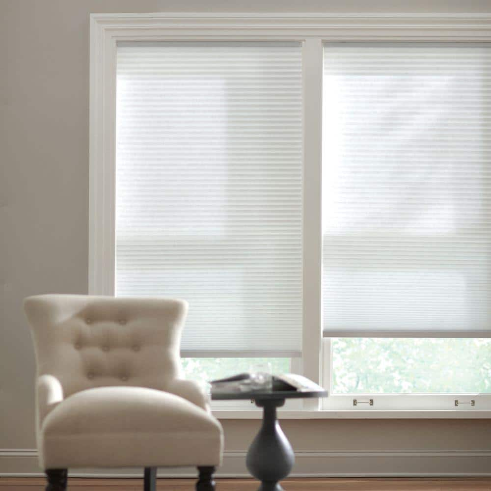 Home Decorators Collection Snow Drift Cordless Light Filtering Cellular Shades for Windows - 29 in W x 72 in L (Actual Size 28.75 in W x 72 in L)