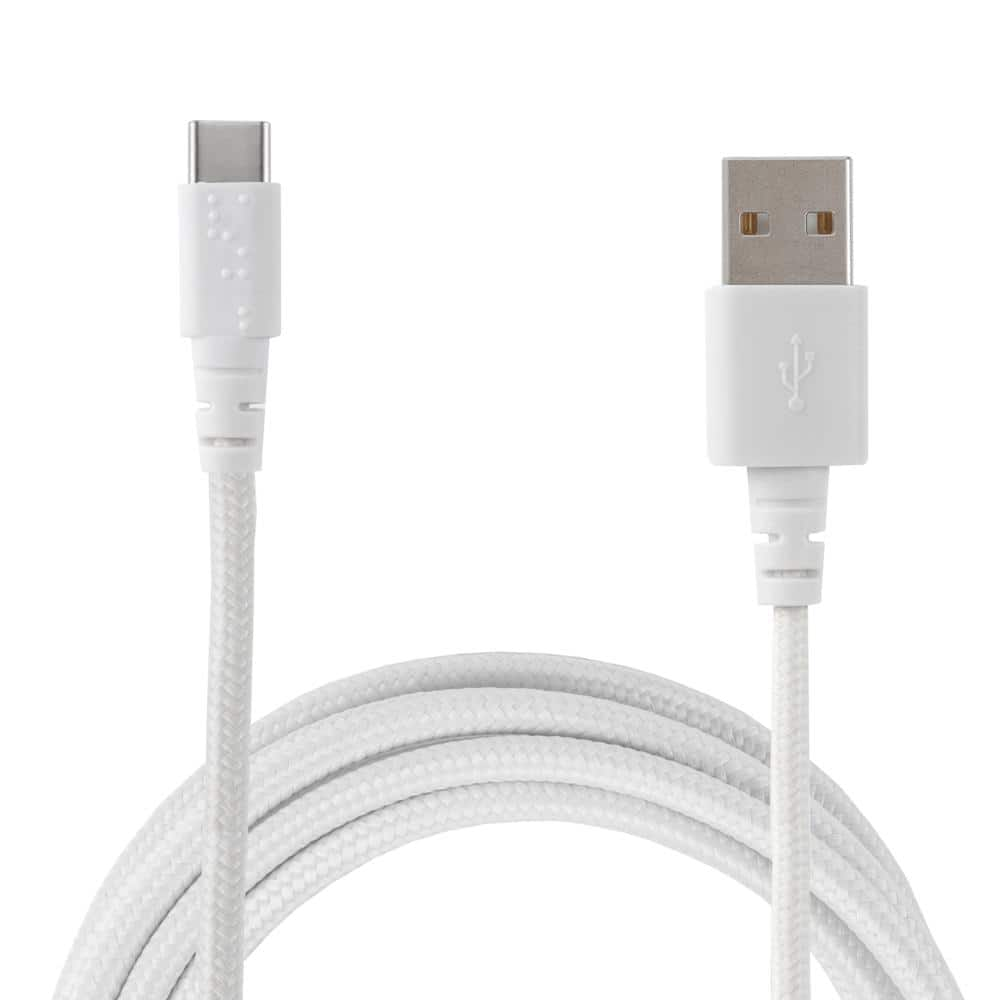 9 ft. Braided Cable for USB to USB-C