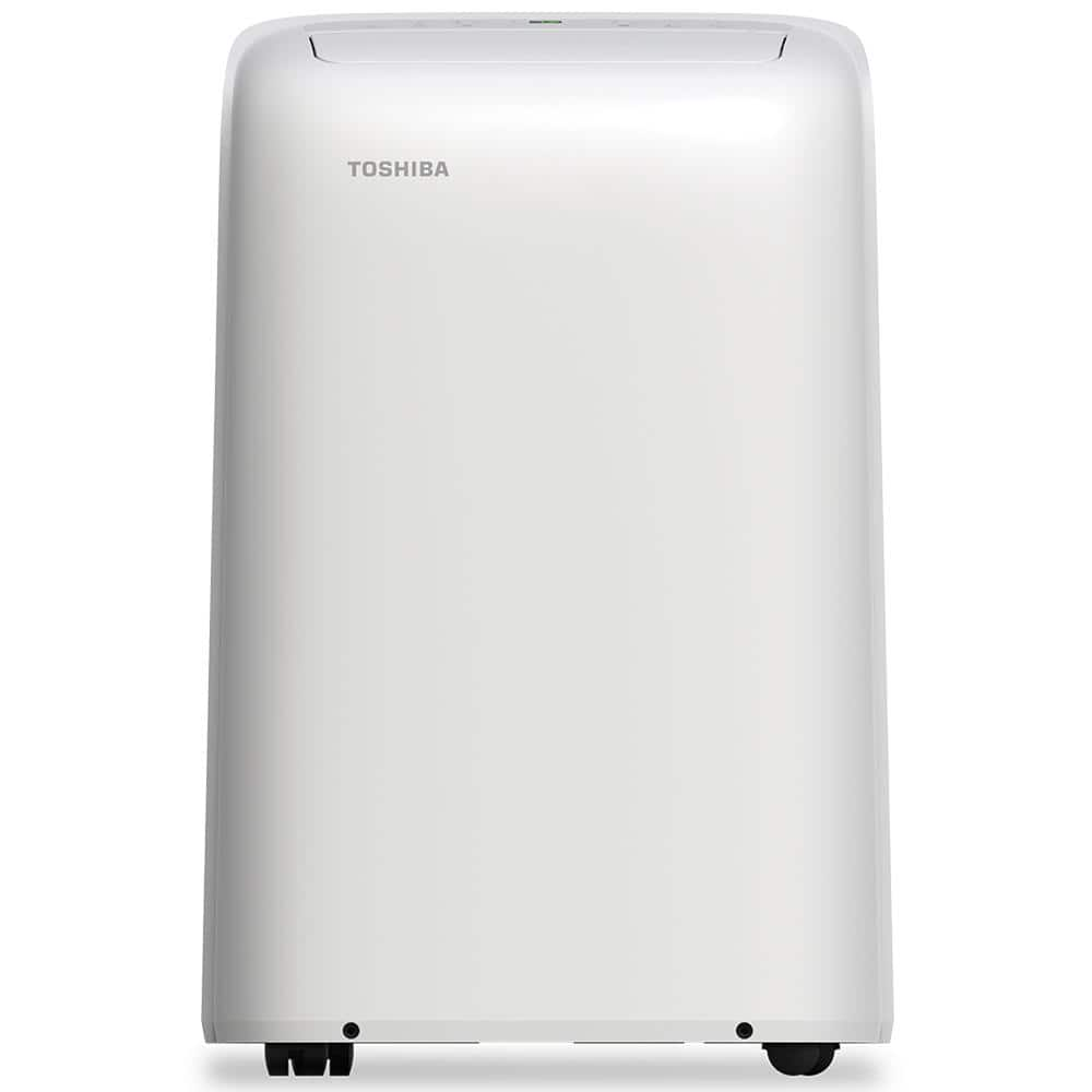 8,000 BTU Portable Air Conditioner Cools 350 Sq. Ft. with Dehumidifier and Remote in White