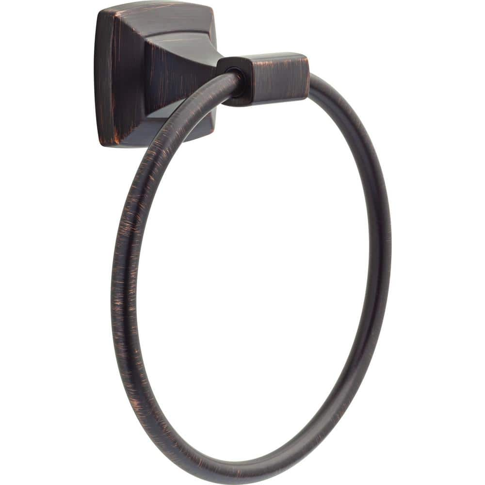 Delta PWD46-VBR Portwood Bath Towel Ring Venetian Bronze Finish