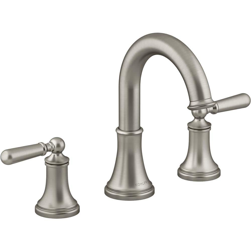 KOHLER Capilano 8 in. Widespread 2-Handle Bathroom Faucet in Vibrant Brushed Nickel