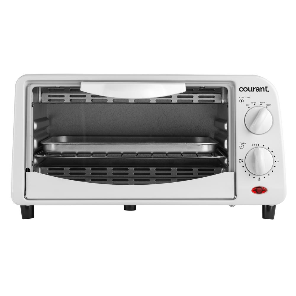 Courant TO942W 4-slice Countertop Toaster Oven - White