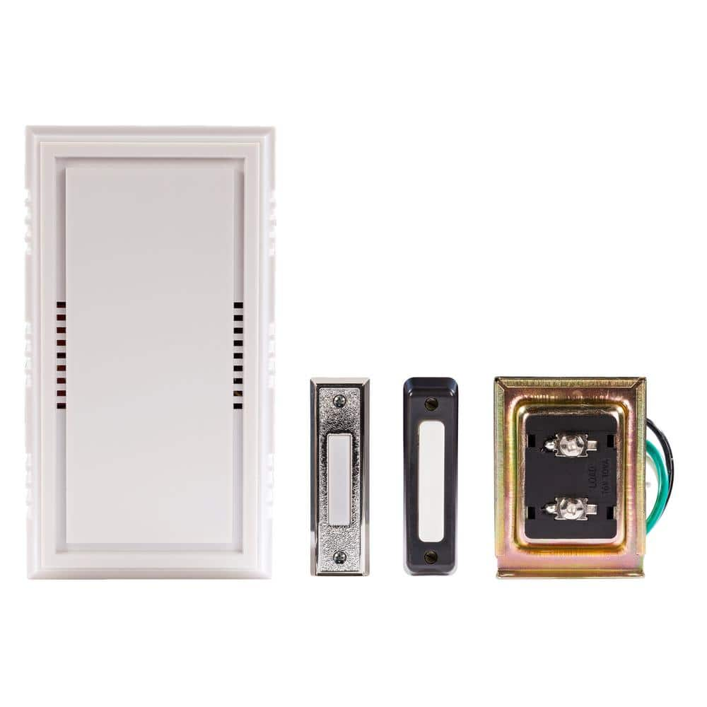 Hampton Bay Wired Door Chime Deluxe Contractor Kit - New