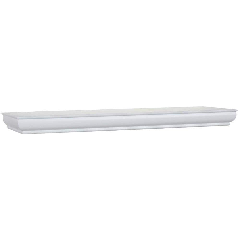 24 in. L x 8 in. W Profile White Shelf