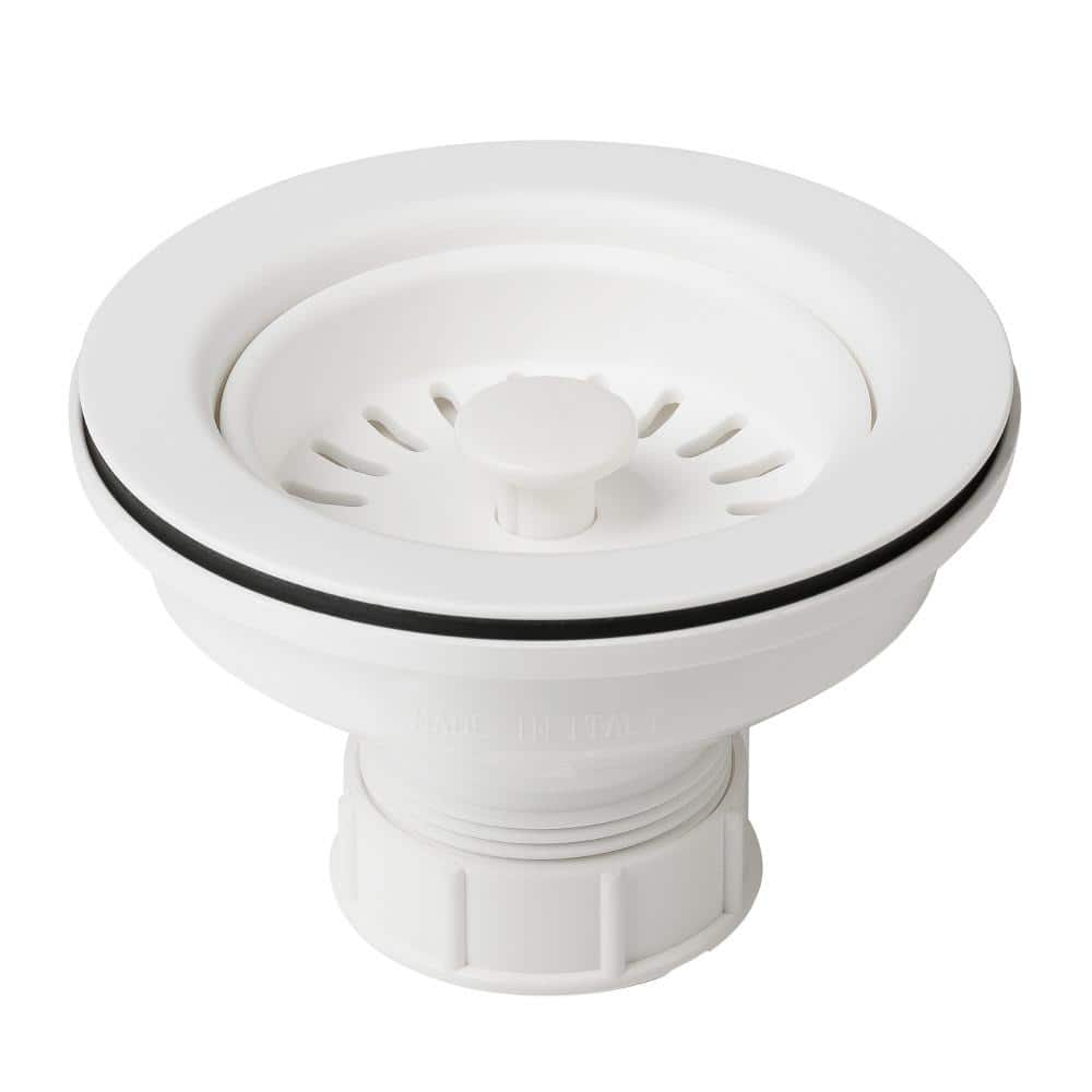 KRAUS Kitchen Sink Strainer in White