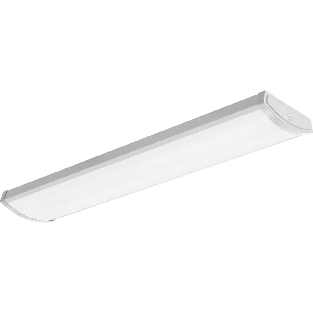 Lithonia Lighting FML4W 4  Integrated LED Dimmable White Wraparound Light 4000K